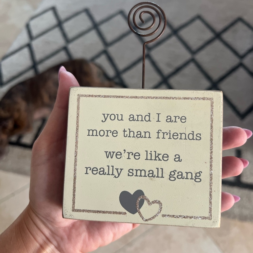 Friendship picture display holder